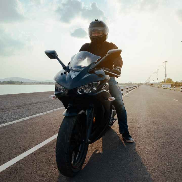 Обучение вождению мотоцикла Yamaha-TW200 